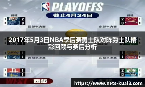 2017年5月3日NBA季后赛勇士队对阵爵士队精彩回顾与赛后分析